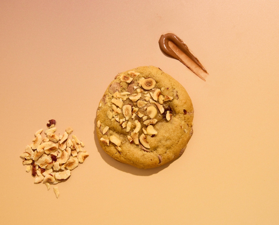 Hazelnut and Milk Chocolate Chip Cookie