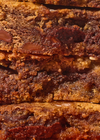Vegan Peanut Butter and Dark Chocolate Chip Cookie