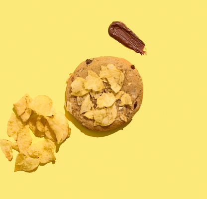 Vegan Potato Chip and Dark Chocolate Chip Cookie