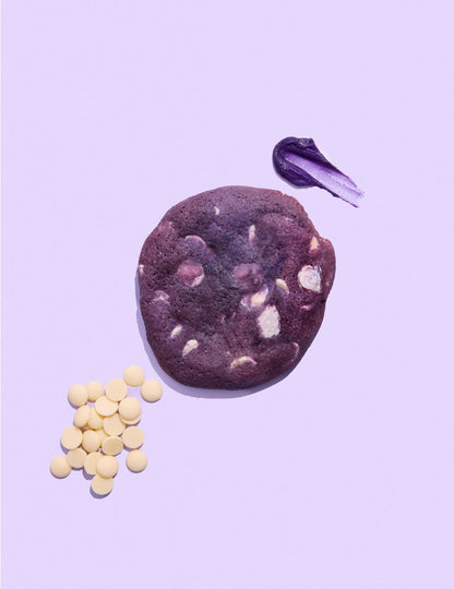 Ube and White Chocolate Chip Cookie