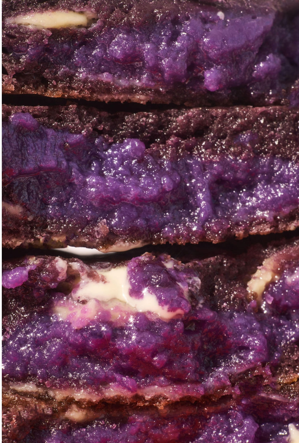 Ube and White Chocolate Chip Cookie