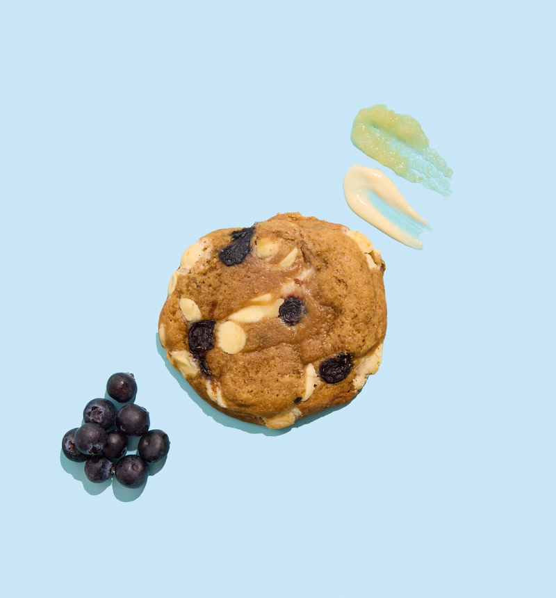 Lemon Blueberry and White Chocolate Chip Cookie