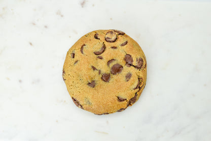 Vegan Milk Chocolate Chip and Milk Chocolate Ganache Cookie
