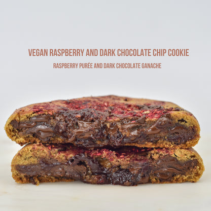 Vegan raspberry and dark chocolate cookies 
Dairy-free raspberry chocolate cookies 
Vegan dark chocolate raspberry cookies 
Raspberry and dark chocolate chip vegan cookies
Plant-based raspberry dark chocolate cookies 
Vegan raspberry chocolate chip cookies 
Vegan cookies with raspberry and dark chocolate 
Dark chocolate raspberry vegan treats 
Vegan raspberry and chocolate cookies recipe